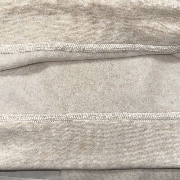 Rae Dunn. XS Oatmeal Heather 2pc Cowl Neck Pullover Jogger Lounge Sweat Set - Picture 12 of 13